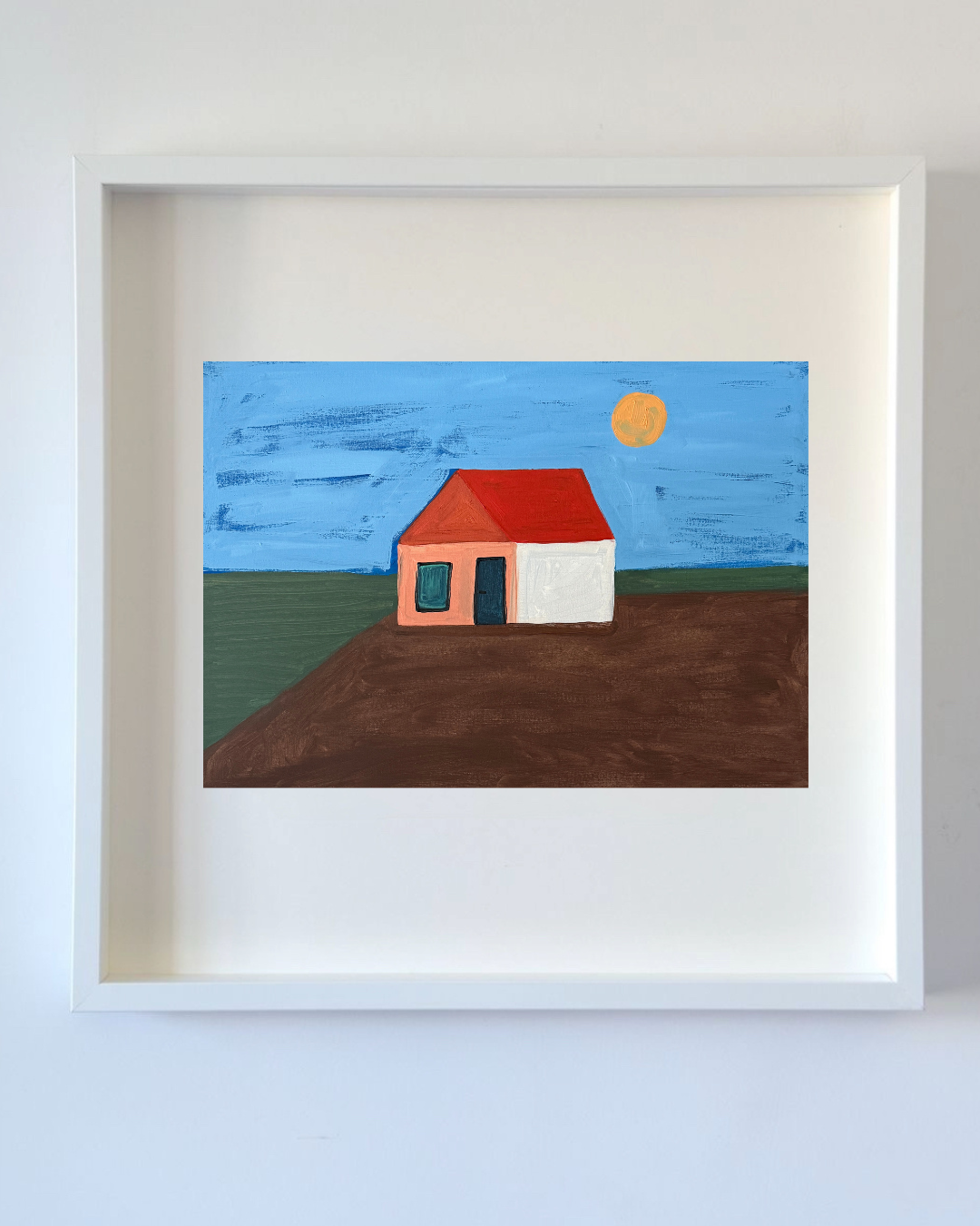 A casinha 2 impressão emoldurada