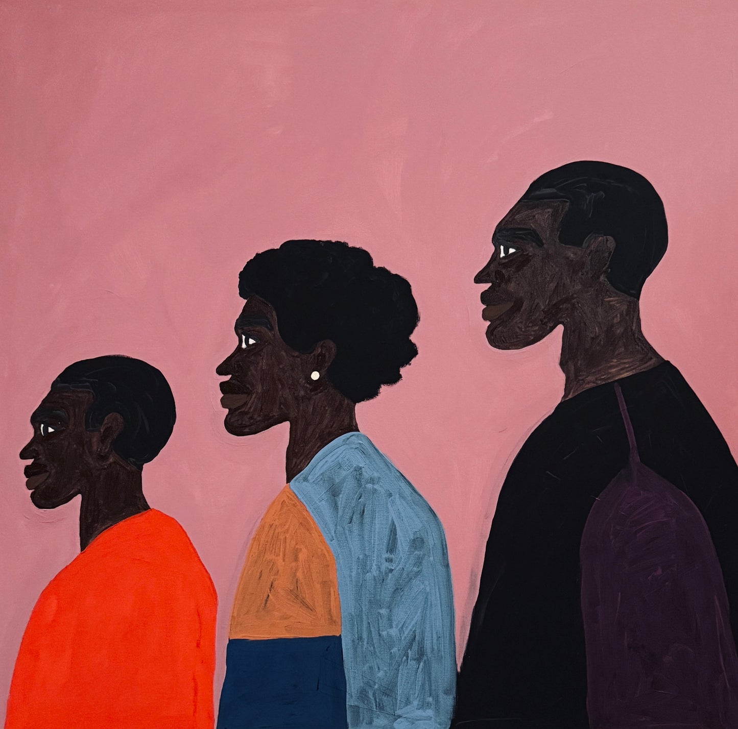 Pintura "Familia preta - 2025"