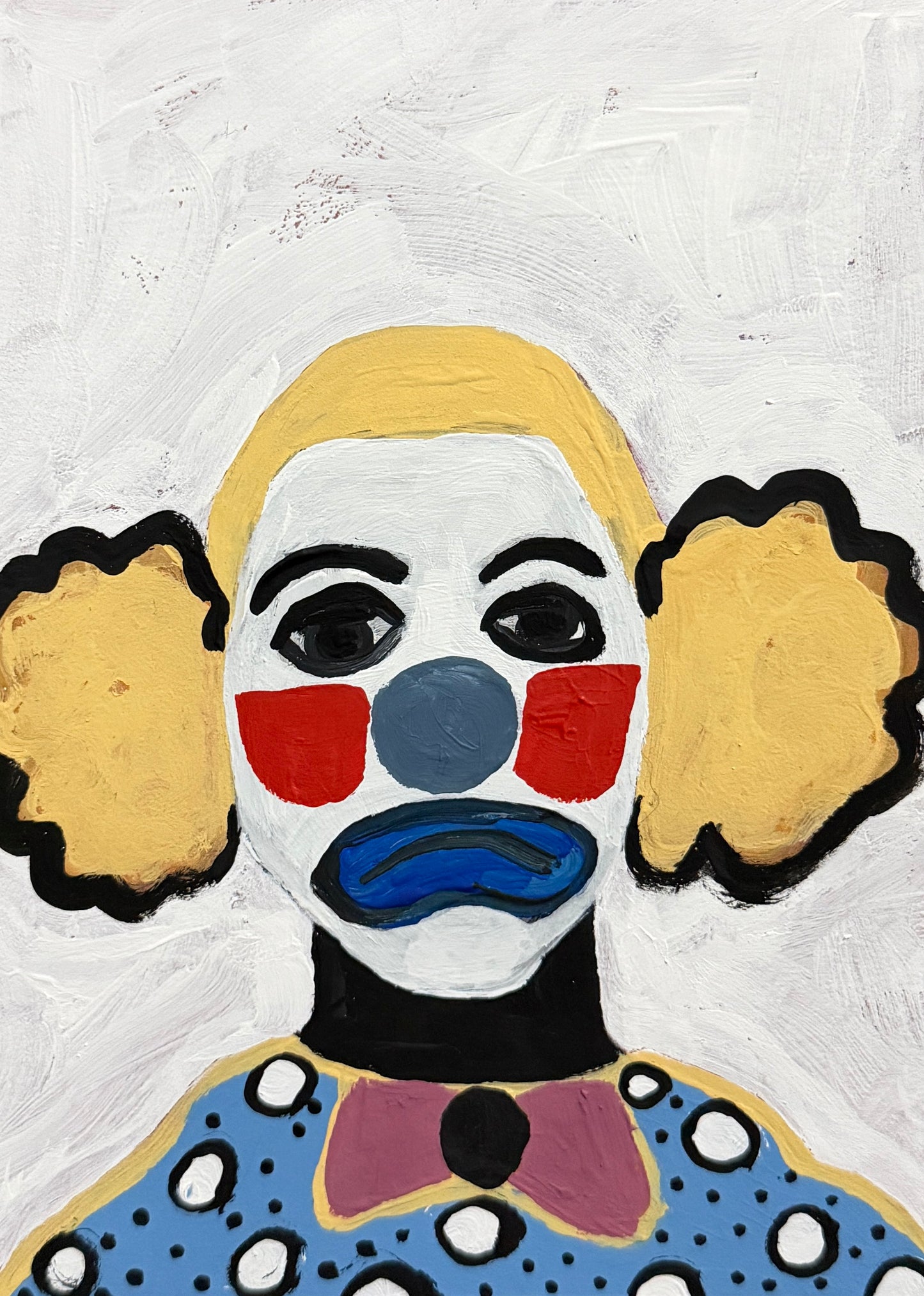 Pintura "Palhaço triste - 2026"