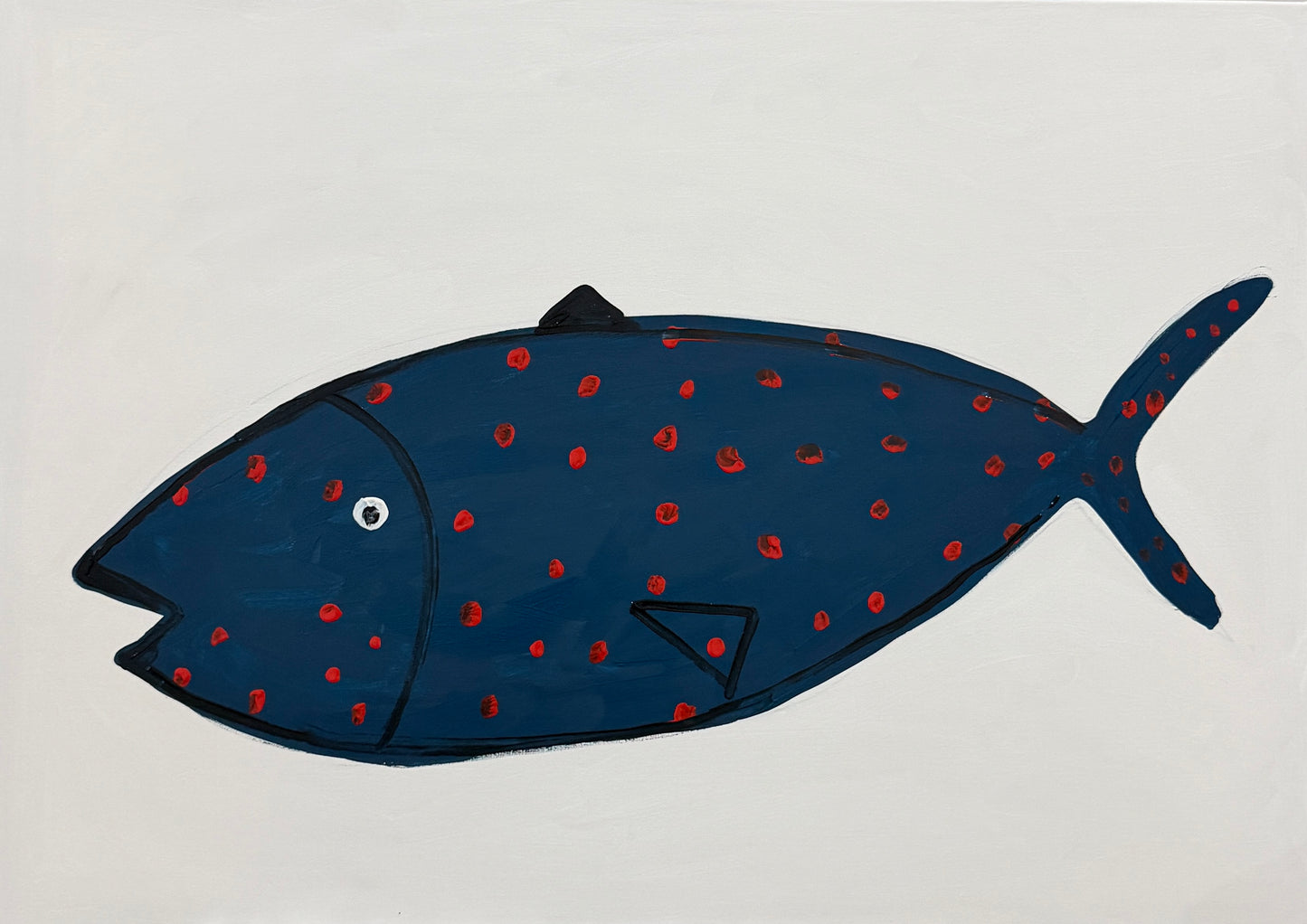 Pintura "Grande peixe azul - 2026"