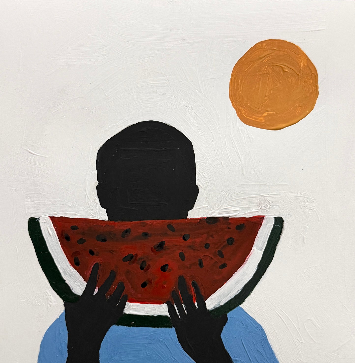 Pintura "João adora melância - 2026"