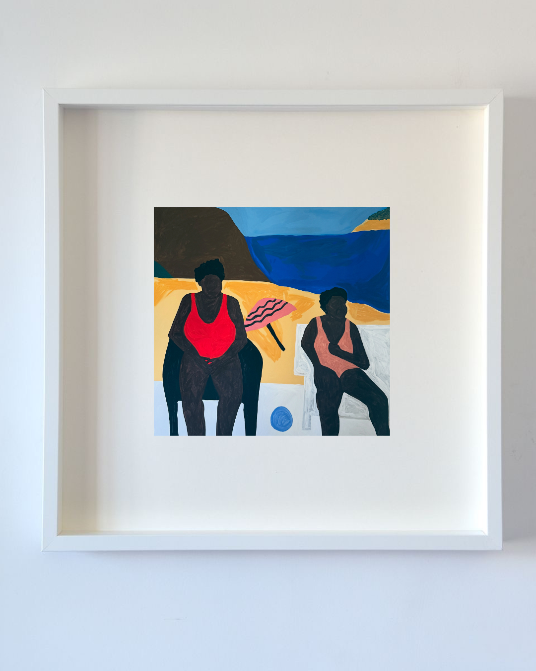 Laços de amor impressão emoldurada