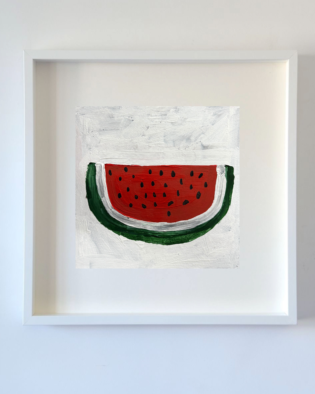 Melancia impressão emoldurada