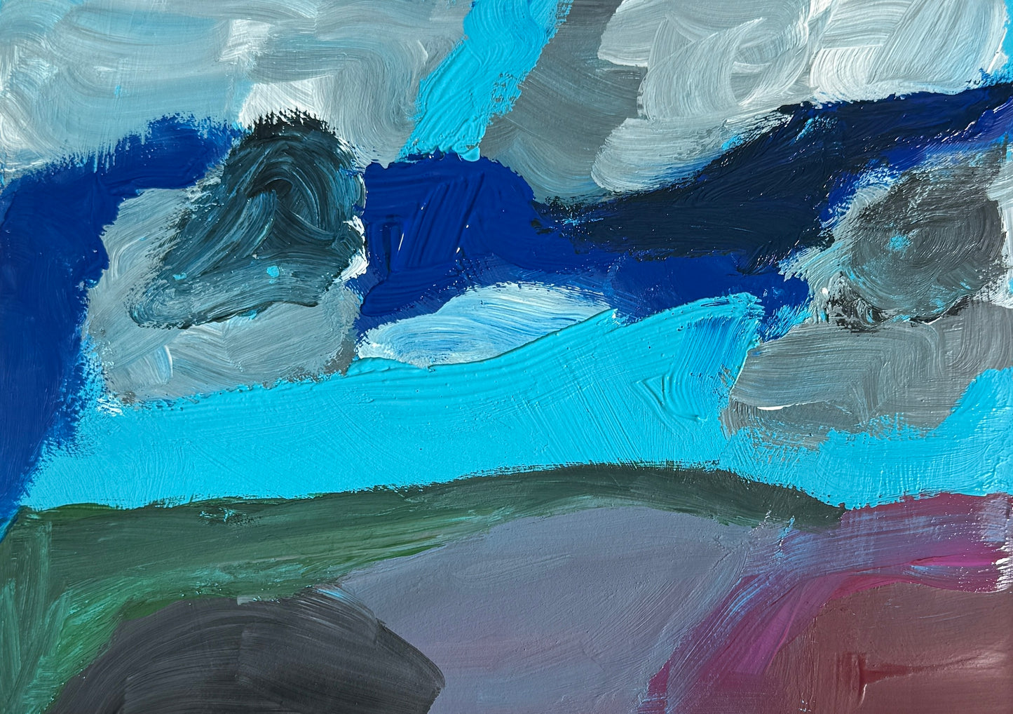 Pintura "Natureza abstrata - 2025"