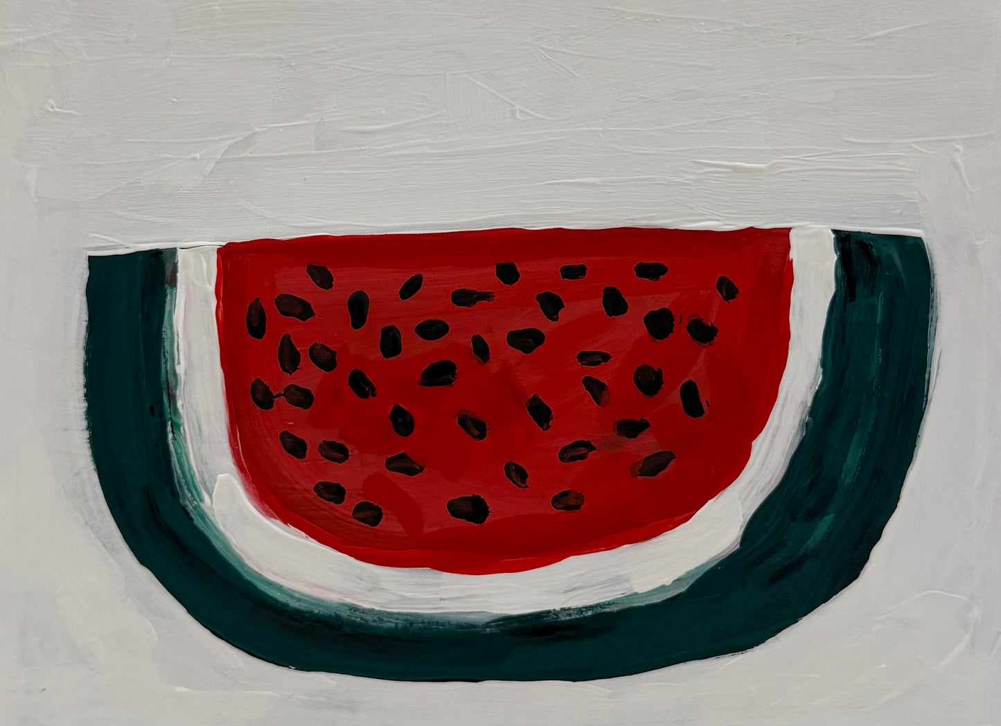 Pintura "Pedaço de melancia - 2026"