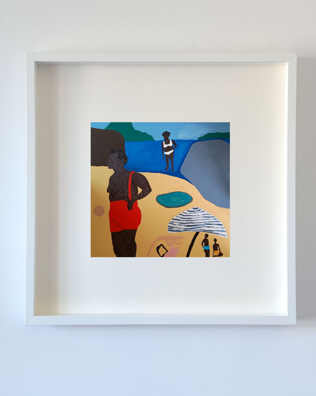 Sobre poder usufruir de uma vida boa impressão emoldurada