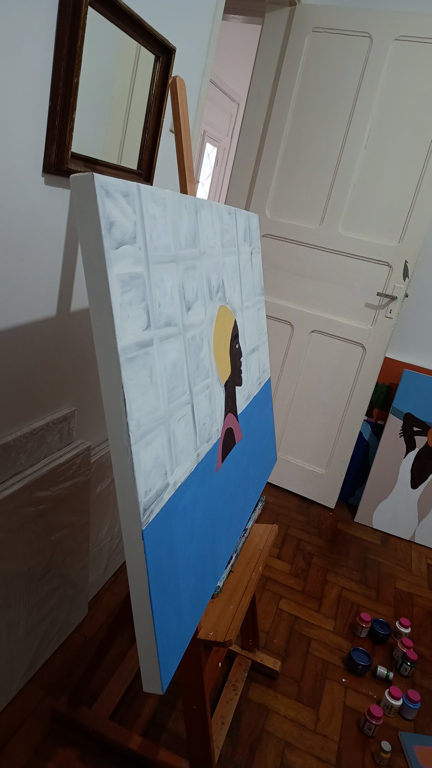 Pintura "A nadadora 3 - 2024"