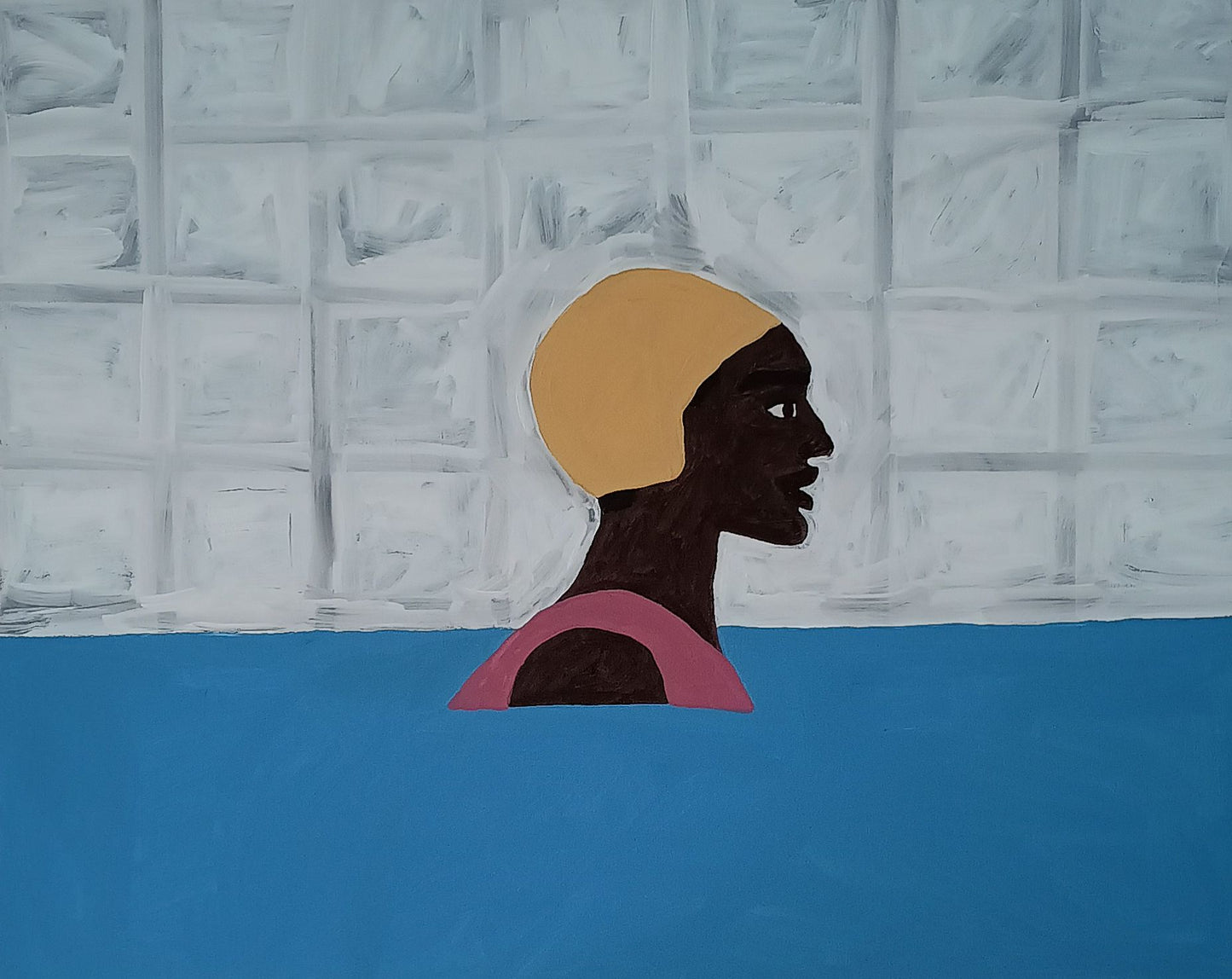 Pintura "A nadadora 3 - 2024"