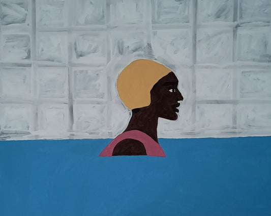 Pintura "A nadadora 3 - 2024"