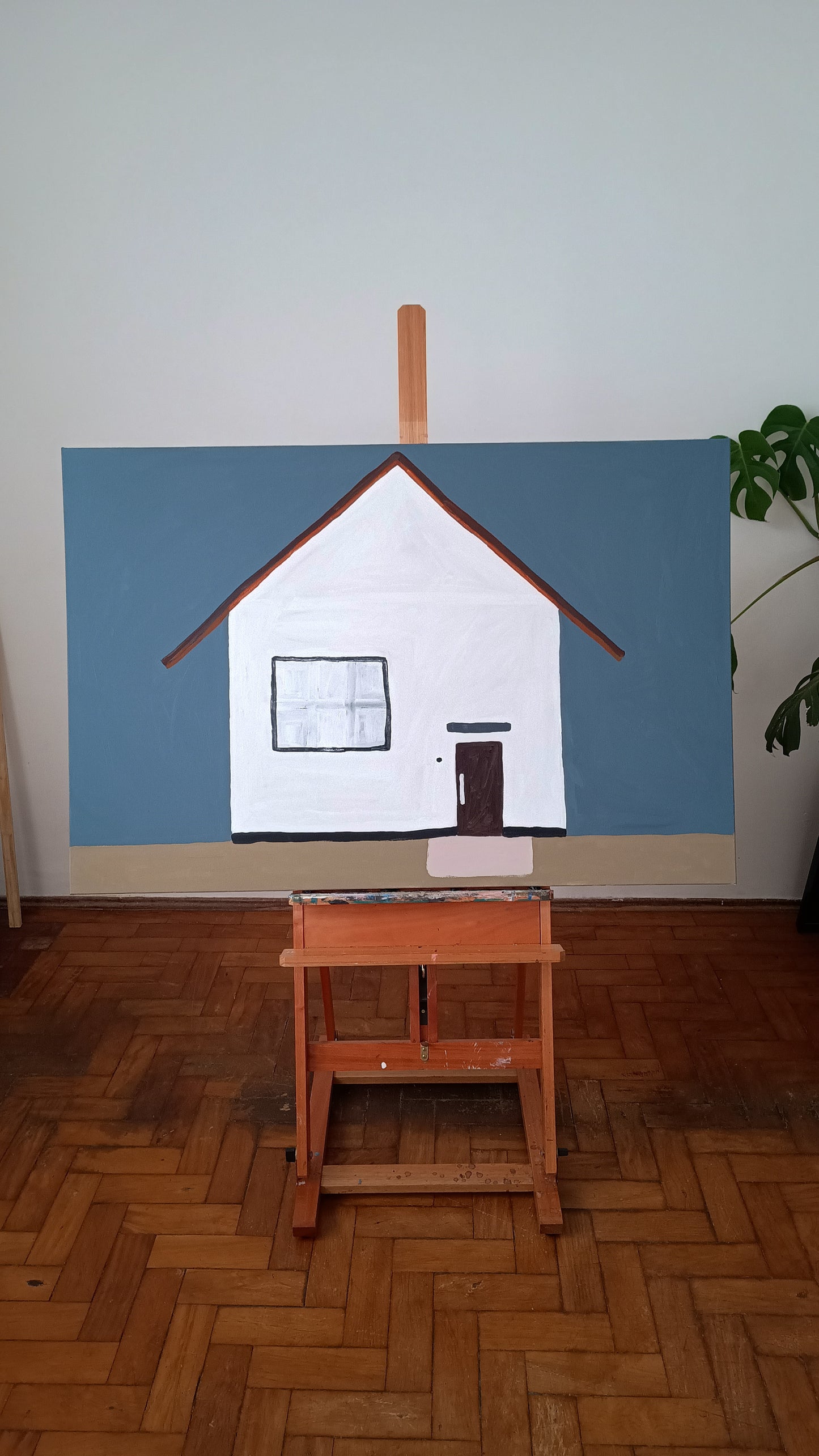 Pintura "Casa minimalista 3 - 2024"