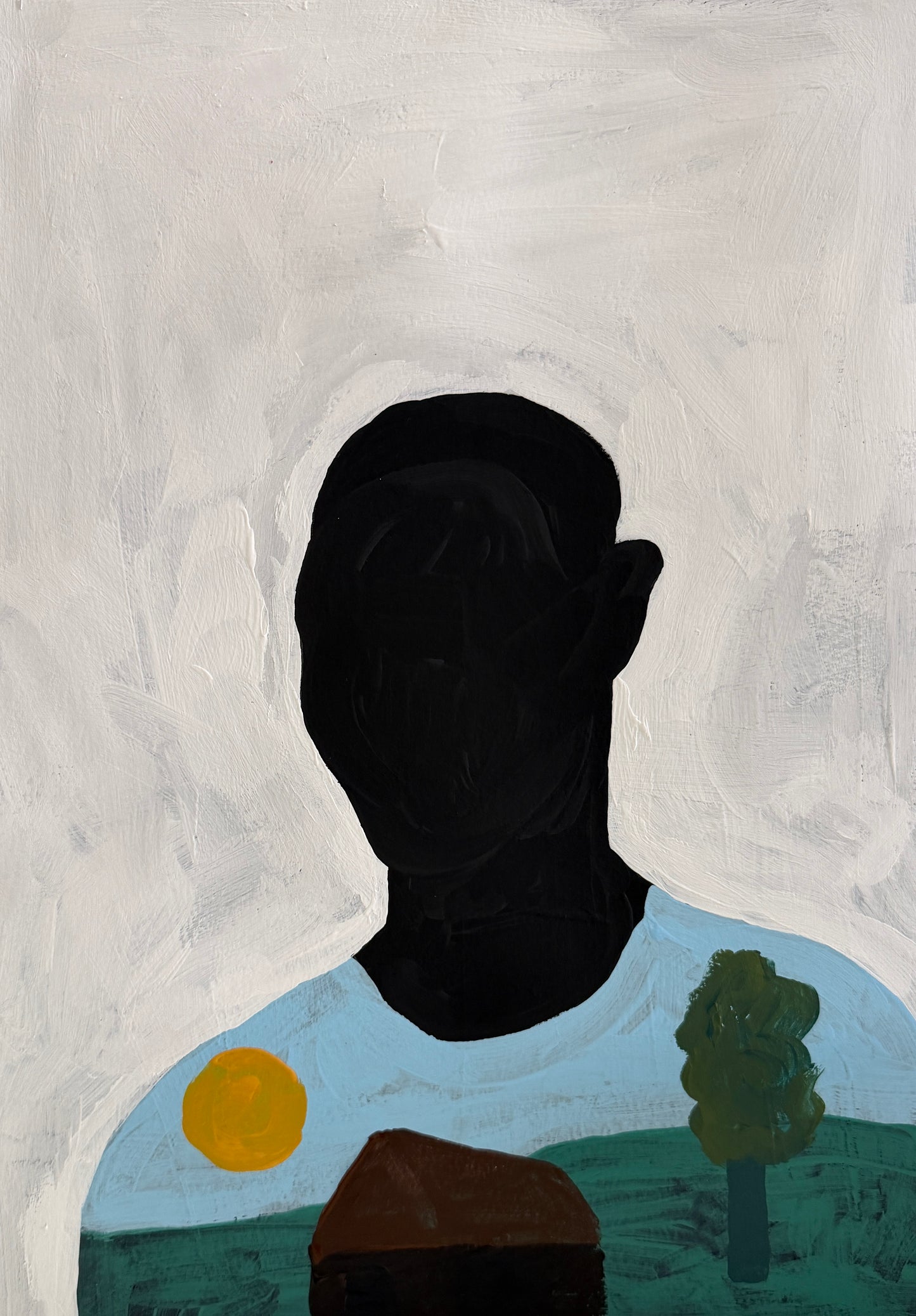 Pintura "Casa de campo"