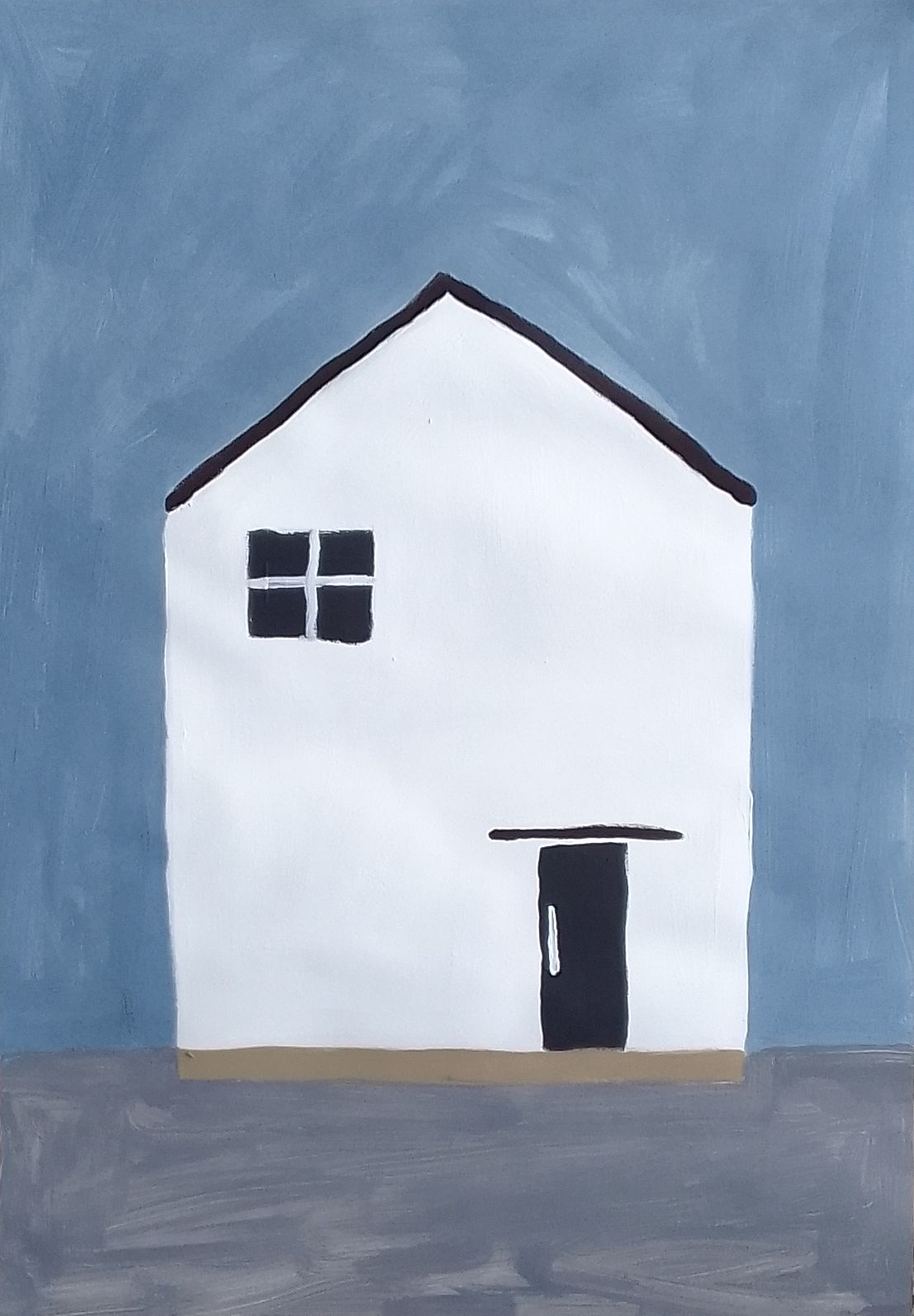 Pintura "Casa minimalista 3 - 2024"