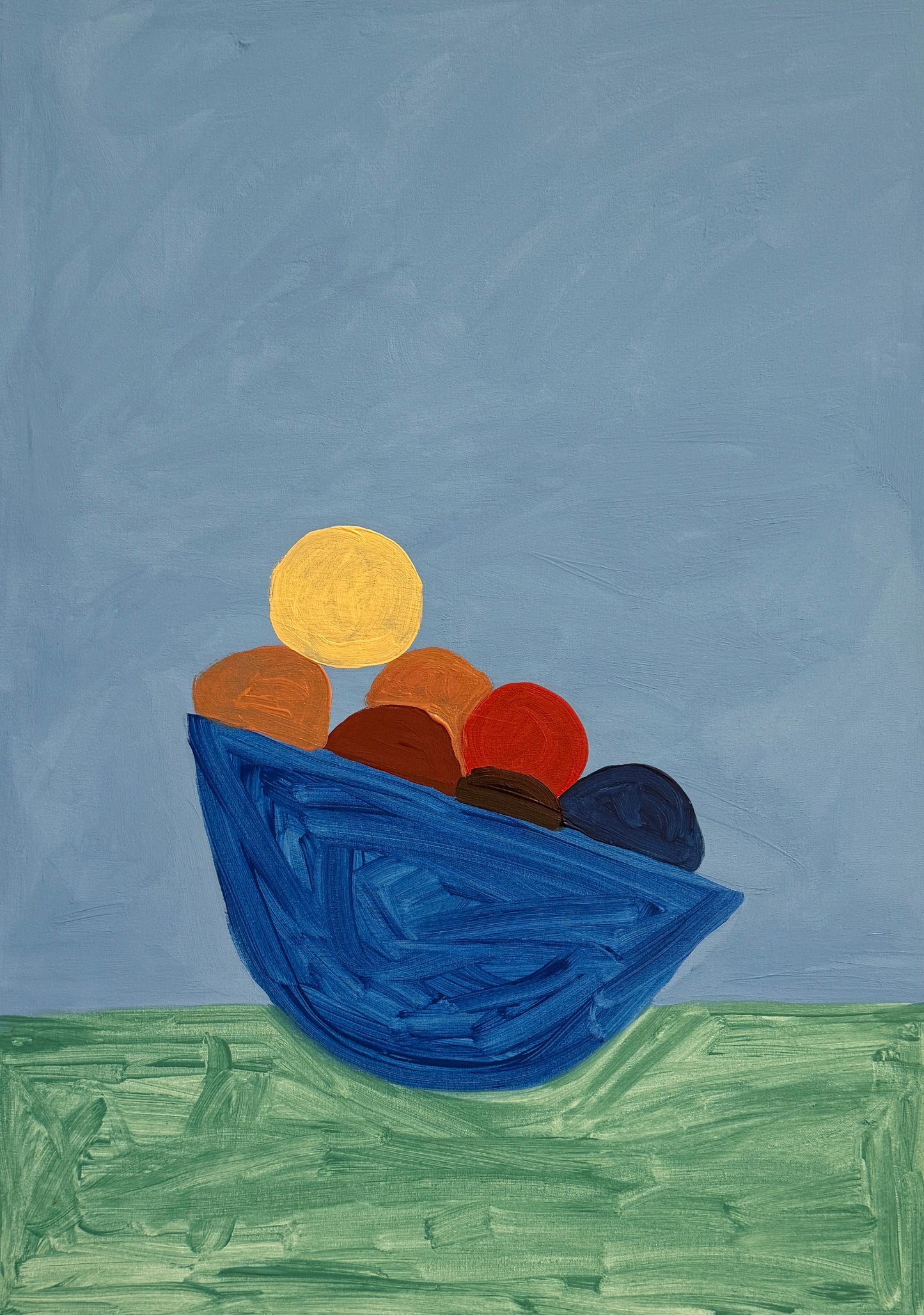 Pintura "Cesto de frutas - 2025"