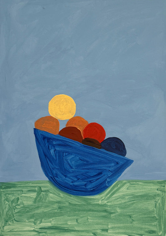 Pintura "Cesto de frutas - 2025"