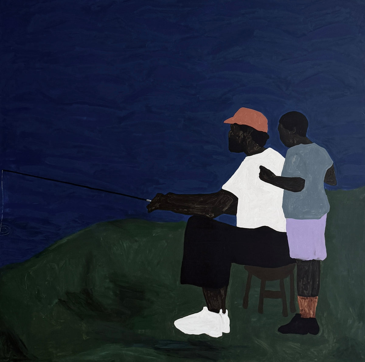 Pintura "Memórias com meu pai"