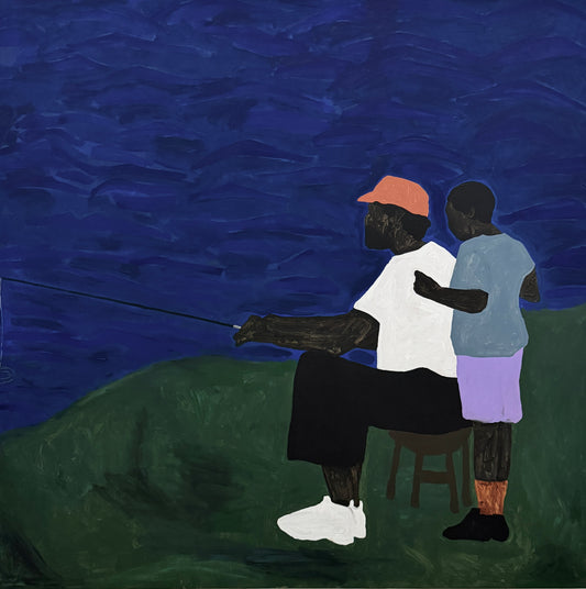 Memórias com Meu Pai Impressão Fine Art