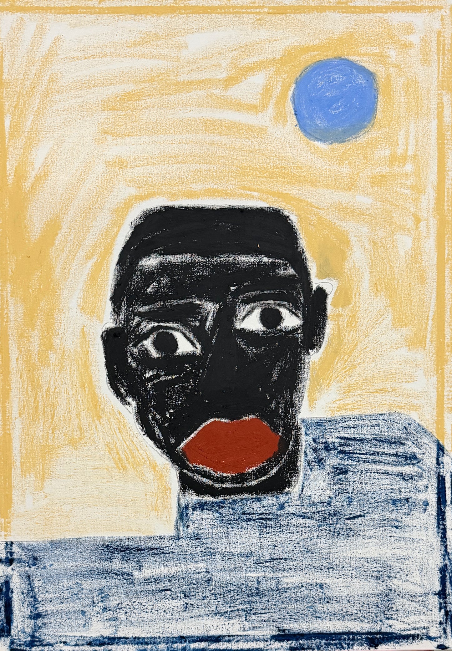 Pintura "Grandes olhos negros - 2026"