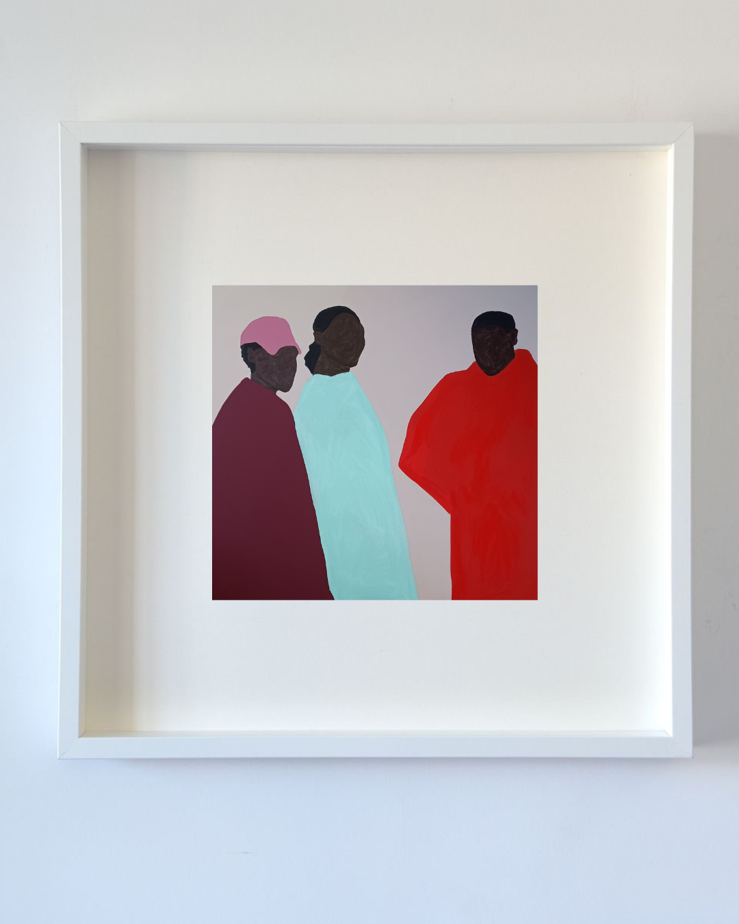 Irmandade preta impressão emoldurada