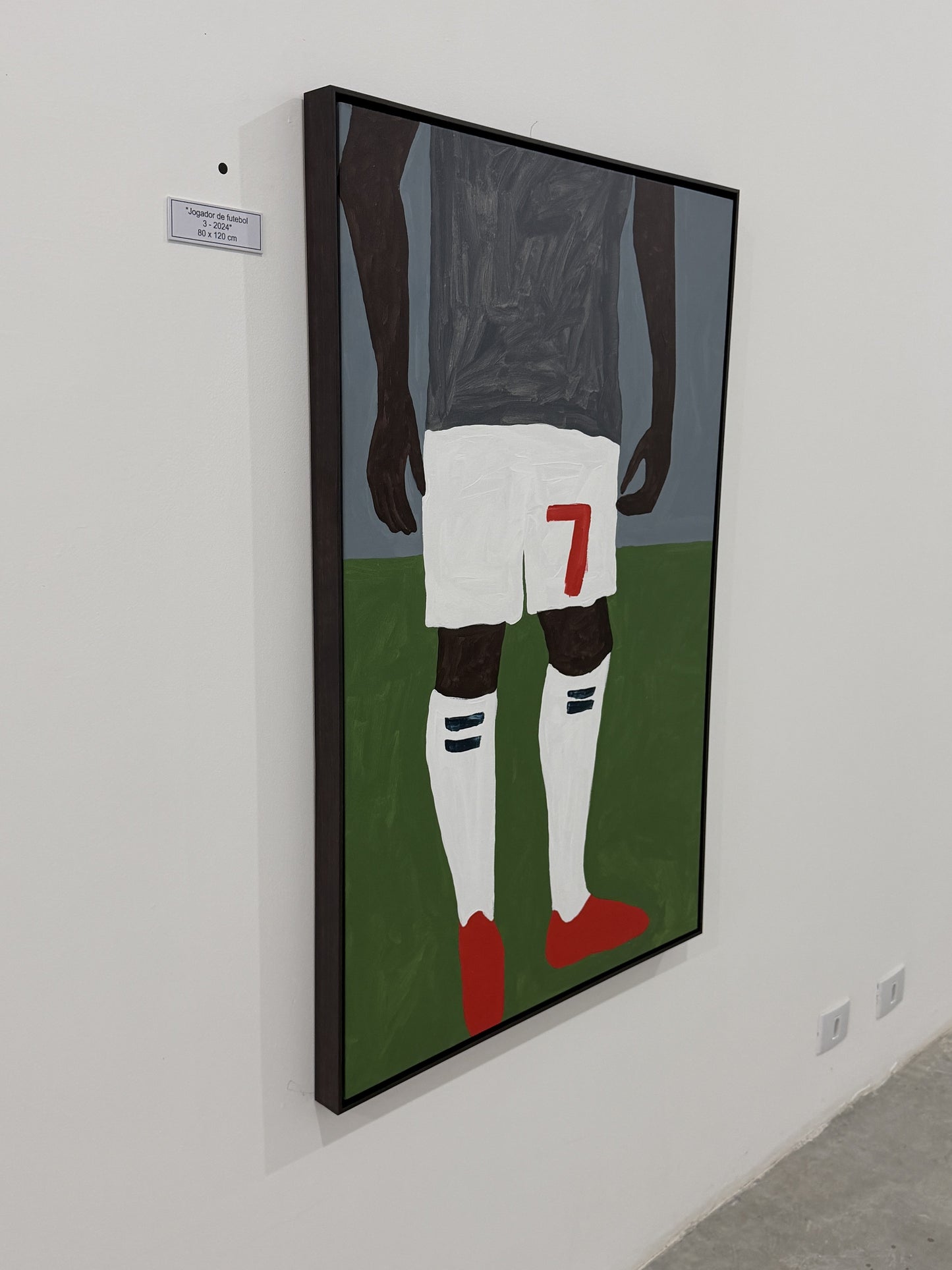 Pintura "Jogador de futebol 3 - 2024"