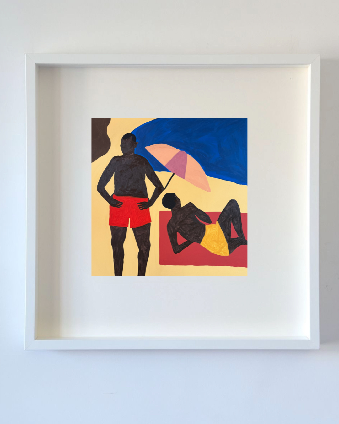 Lembranças com vovô impressão emoldurada