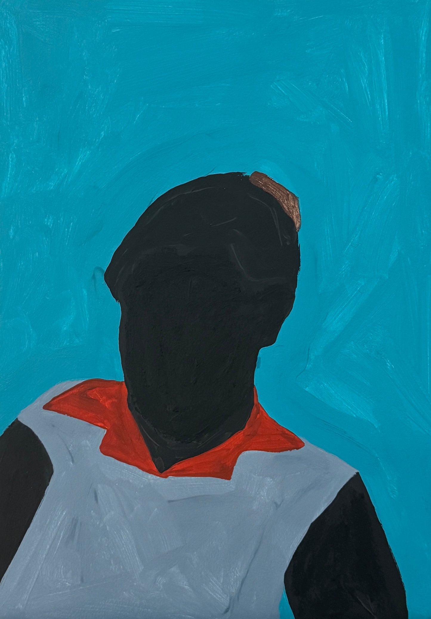 Pintura "Menina negra 2 - 2025"