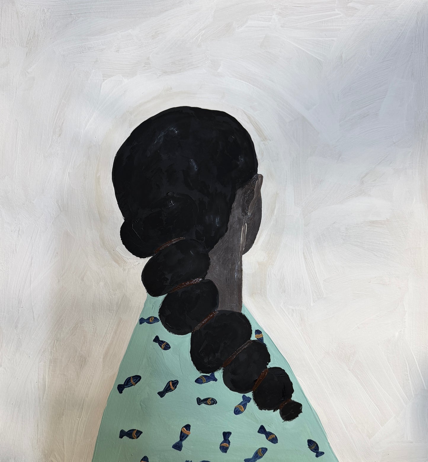 Pintura "Minha história com meu cabelo - 2026"
