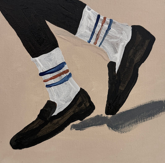 Mocassim marrom Impressão Fine Art