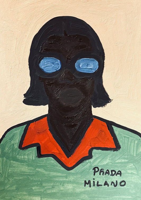 Pintura "Mulher de Prada Milano - 2025"