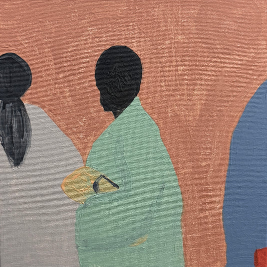 Mulheres de sobretudo Impressão Fine Art