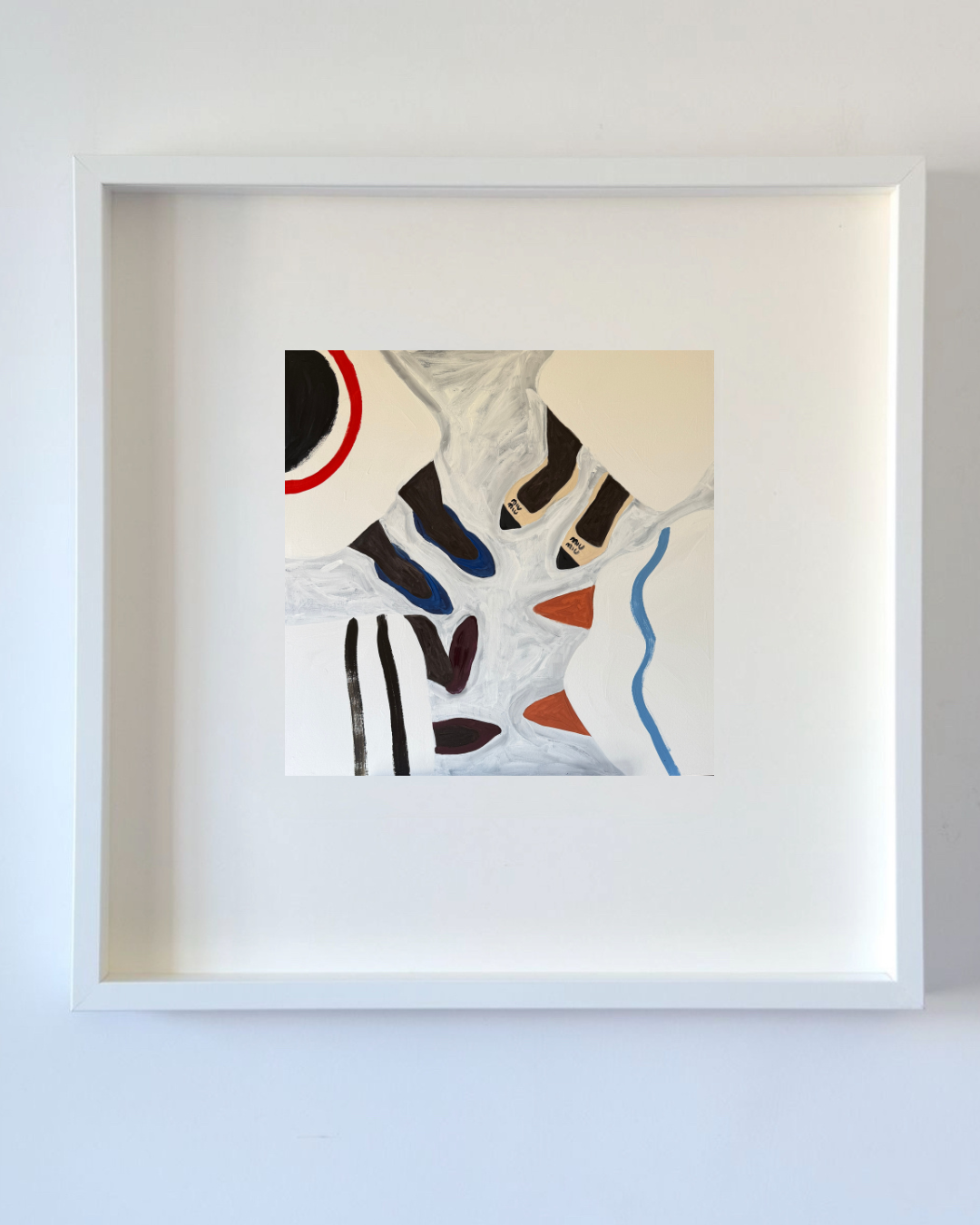 Mulheres pretas celebrando 5 impressão emoldurada