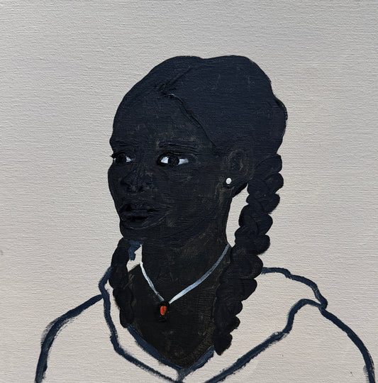 Pintura "Nossa historia com as tranças"