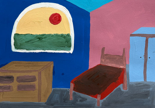 Pintura "O quarto de Cecília - 2025"