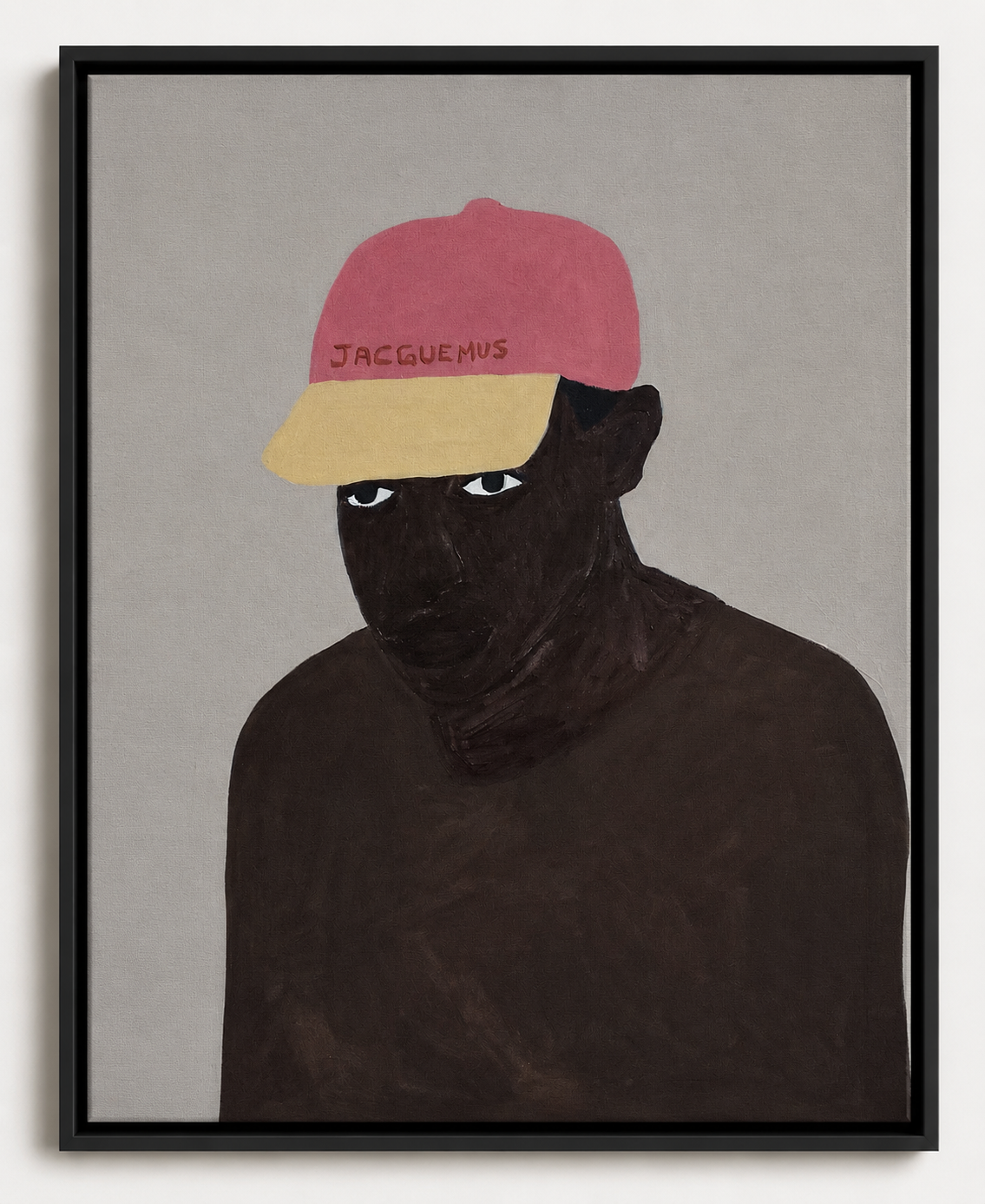 Preto de Jacquemus 3 Tela emoldurada