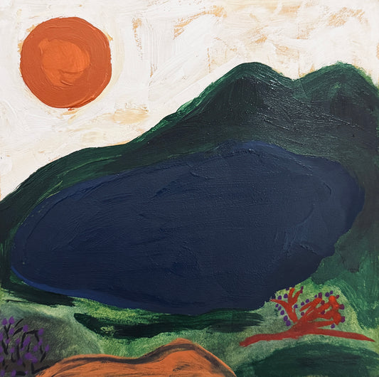 Pintura "Paisagem mínima - 2026