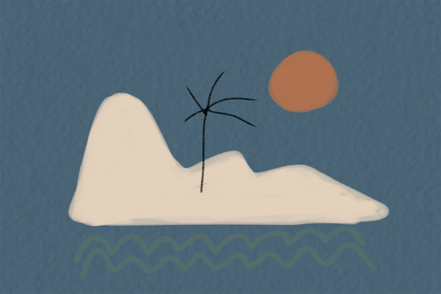 Paisagem minimalista - 2020 Impressão fine art