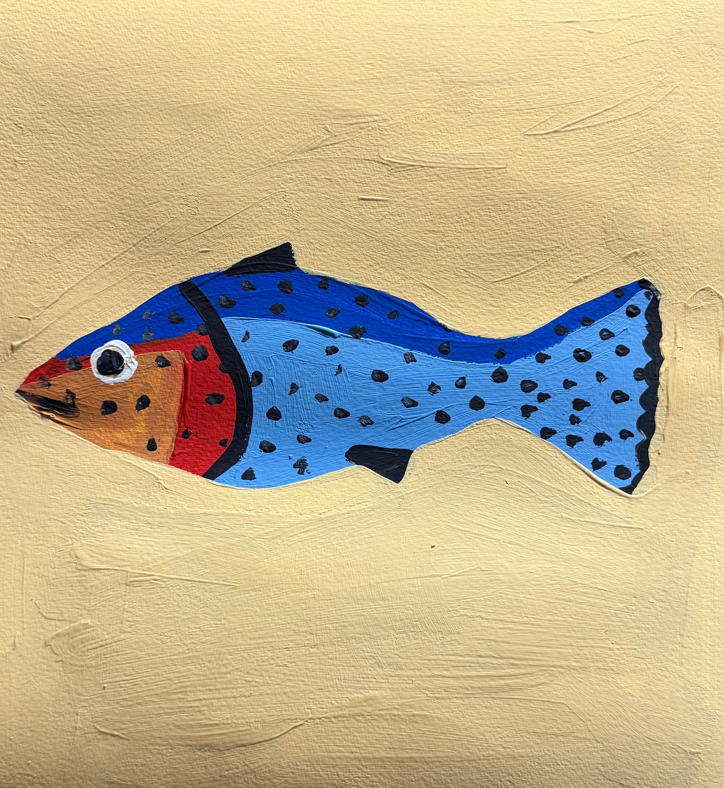 Pintura "Peixe estranho - 2026"