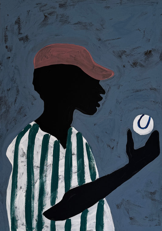 Pintura "Praticando tênis - 2025"