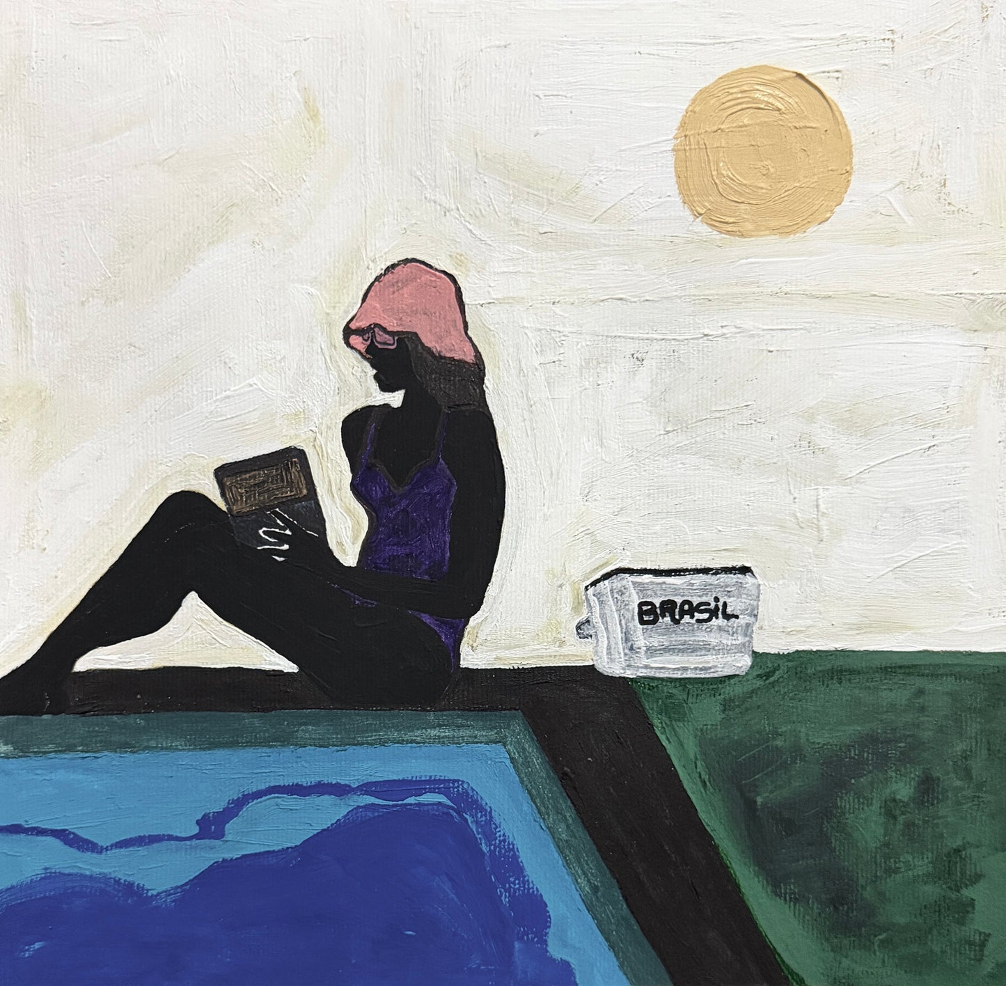 Pintura "Sem ver o tempo passar"