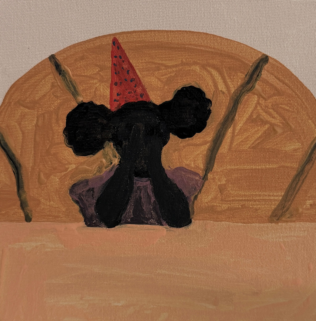 Pintura "Surpresa de aniversário"