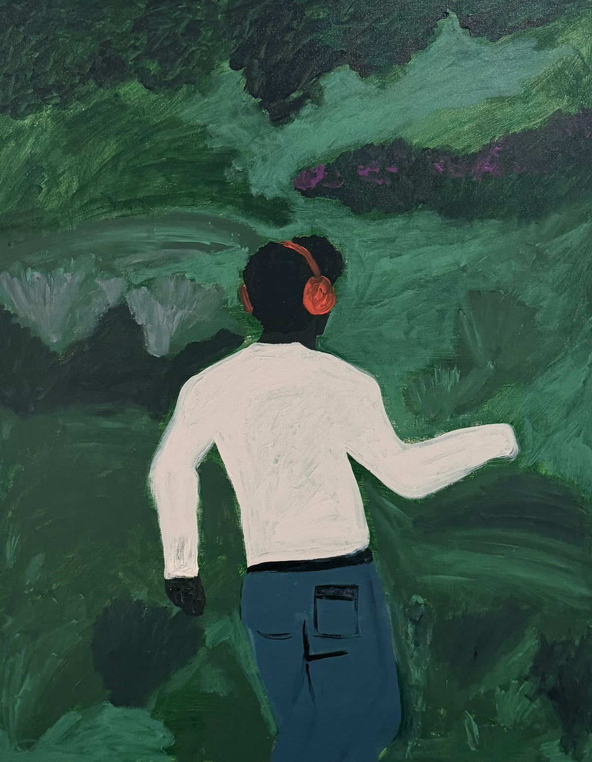 Pintura "Tarde no parque"